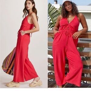 Anthropologie, Elegant Pink Jumpsuit,NWT,